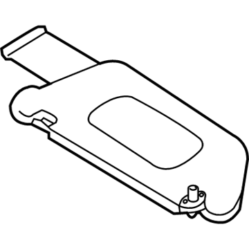 Nissan 96401-9N00A Left Sun Visor Assembly