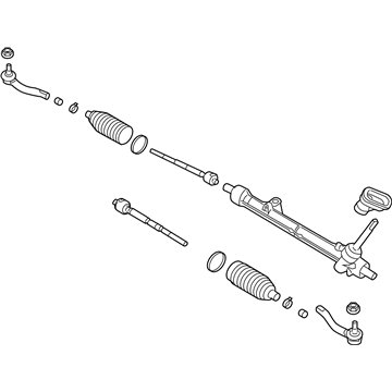 Nissan 48001-4AF1A Gear & Linkage-Steering