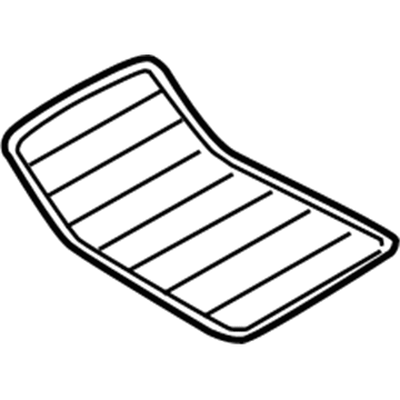 BMW 51-16-6-960-695 Rubber Insert, Oddments Tray Rear