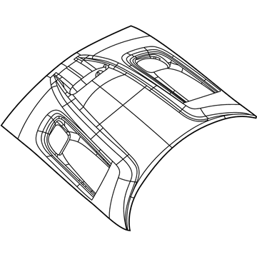 Mopar 68259672AF Hood Panel