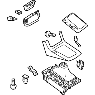 Infiniti 96941-AC90D FINISHER-Console Indicator