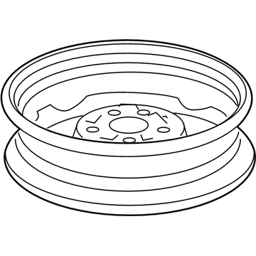 Acura 42700-SJK-J51 Disk, Wheel (16X4T) (Ring Techs)