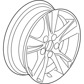 Acura 42800-T3R-A81 WHEEL, AL (17X7J)