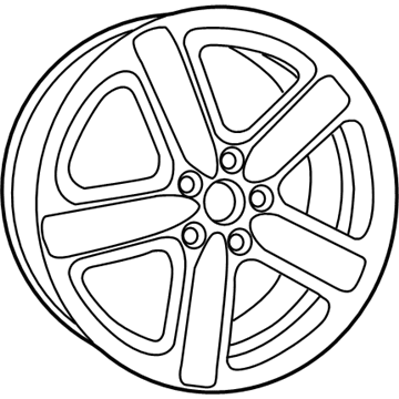 Mopar 1HQ21SZ0AD Wheel-Aluminum