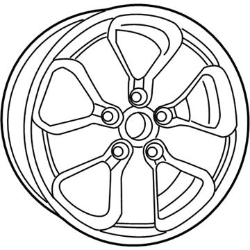 Mopar 1RV66GSAAB Wheel-Aluminum
