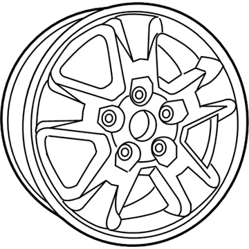 Mopar 1HX64GSAAC Wheel-Aluminum