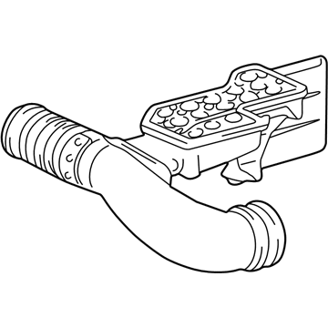 Lexus 17875-50240 Pipe, Intake Air Connector