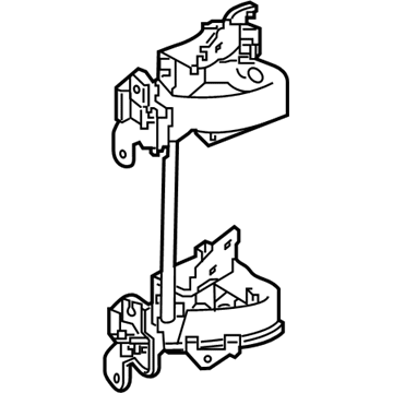 Nissan 82401-EZ10D Hinge Assy-Rear Door