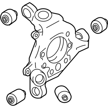 Nissan 43019-JK000 Housing-Rear Axle, LH