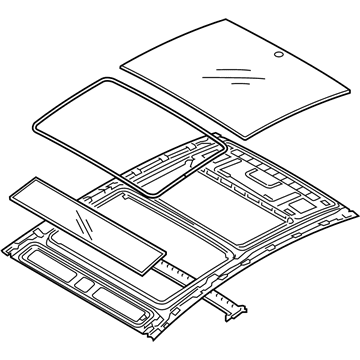 Kia 816103T510 Panoramaroof Frame Assembly