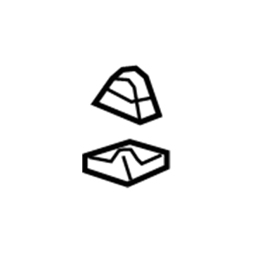 GM 22821892 Seat Belt Guide
