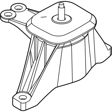 Hyundai 21810-L0550 Engine Mounting Bracket Assembly