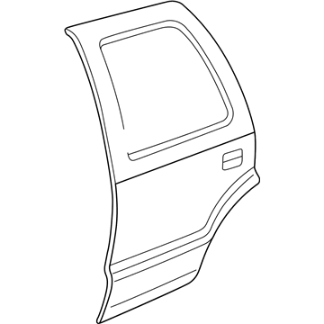 GM 89025267 Door Kit, Rear Side (Z88)(RH)(Seat 158)