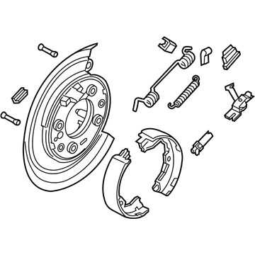 Ford 8C3Z-2209-A Brake Assembly