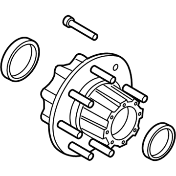 Ford 5C3Z-1109-CC Rear Hub