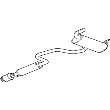 GM 25839666 Muffler & Pipe