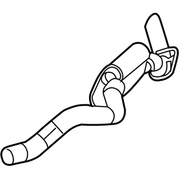 Mopar 55398254AE Exhaust Tail Pipe