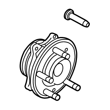 Ford LB5Z-1104-B Rear Hub & Bearing