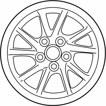 Toyota 42611-47230 Wheel, Alloy