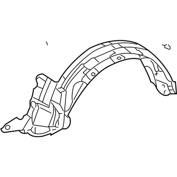 Toyota 53875-0C020 Fender Liner