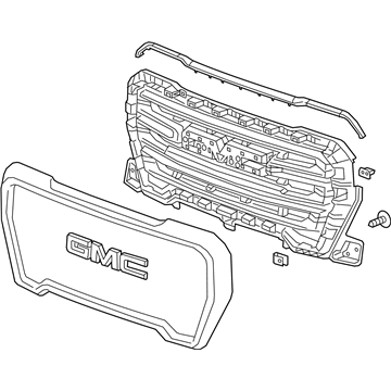 GM 84508683 Grille