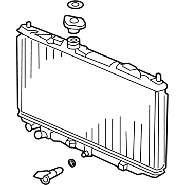 Acura 19010-RDA-A52 Radiator (Denso)