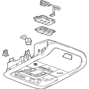 GM 39139127 Overhead Console