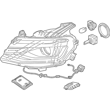 GM 84364823 Composite Headlamp