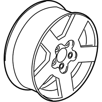 GM 9596878 Wheel, Alloy