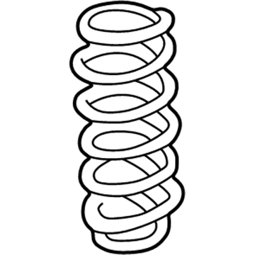 Lexus 48231-6A740 Spring, Coil, Rear