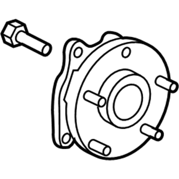 Toyota 43550-F4010 Front Hub & Bearing