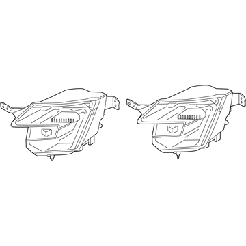 Ford FB5Z-15200-G Fog Lamp Assembly