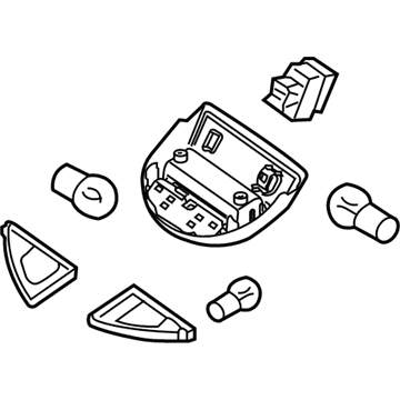 Nissan 26430-ZZ53A Lamp Assembly Map