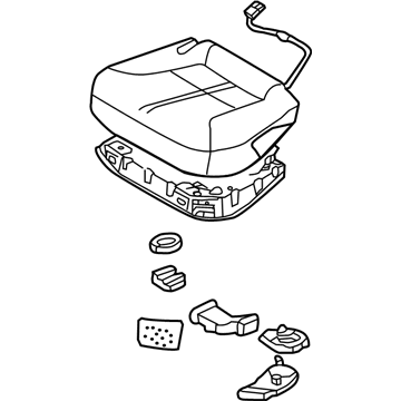 Kia 891003T610KCC Cushion Assembly-Rear Seat