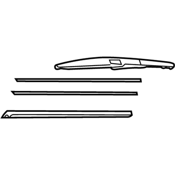 Lexus 85242-60090 Rear Wiper Blade Assembly