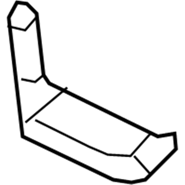 Hyundai 87763-3K000 Deflector-Rear, LH