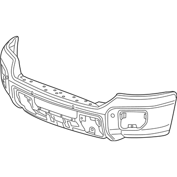 GM 84089436 Bumper