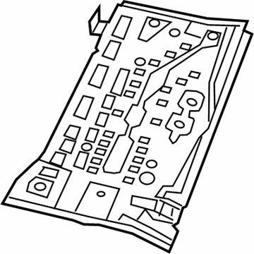 Mopar 68408492AA Frame-Front Floor