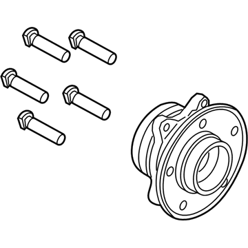 Ford LB5Z-1109-A Front Hub & Bearing