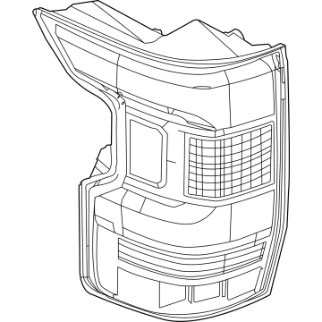 Nissan 26550-9BU1A COMBINATION LAMP ASSY-REAR, RH