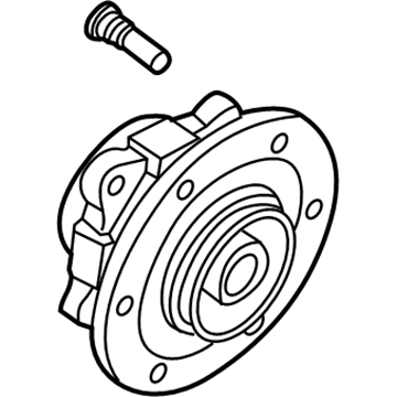 Nissan 43202-7S000 Hub Assy-Rear