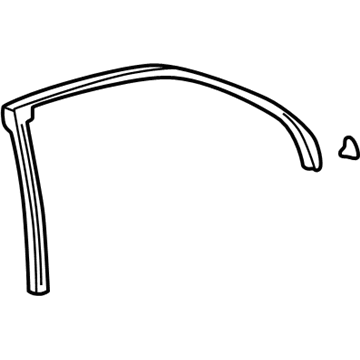 Honda 72865-S5A-003 Sub-Seal, L. RR. Door