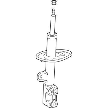 Lexus 48510-80A69 ABSORBER Assembly, Shock