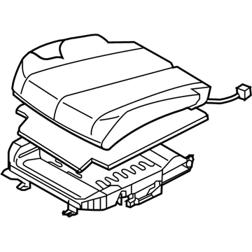 Nissan 87350-CB61B Cushion Assembly - Front Seat