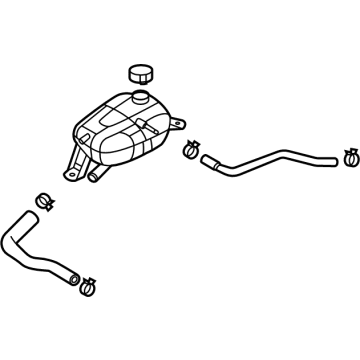 Hyundai 25429-L0250 Reservoir Tank Assembly