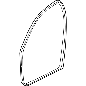 GM 89022659 Weatherstrip Asm, Front Side Door Auxiliary *Cashmere
