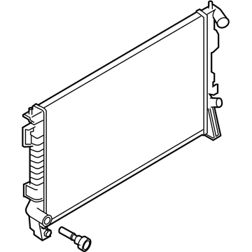 Ford AA8Z-8005-D Radiator Assembly