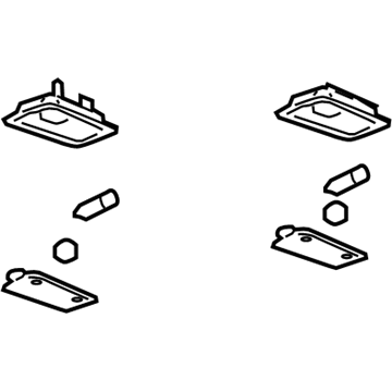 GM 15940150 Dome Lamp Assembly