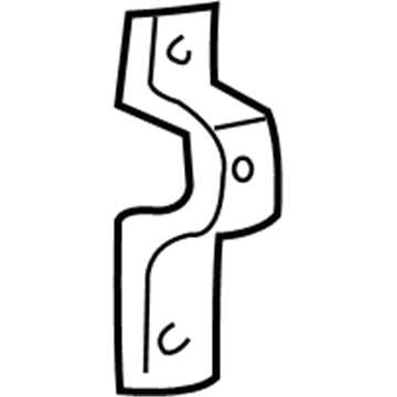 Hyundai 83719-39000 Bracket-Rear Door Arm Rest Mounting, Rear