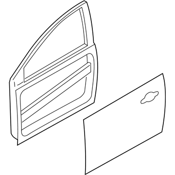 Ford F1EZ-5820124-A Door Shell